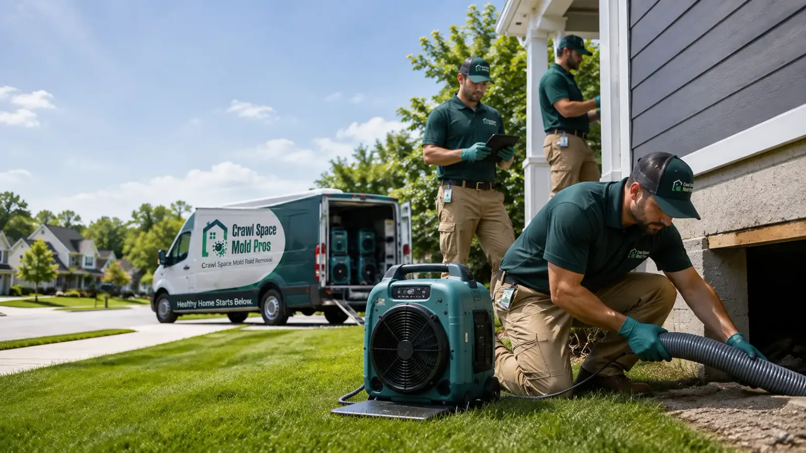 Crawl Space Mold Removal in Waupun, WI